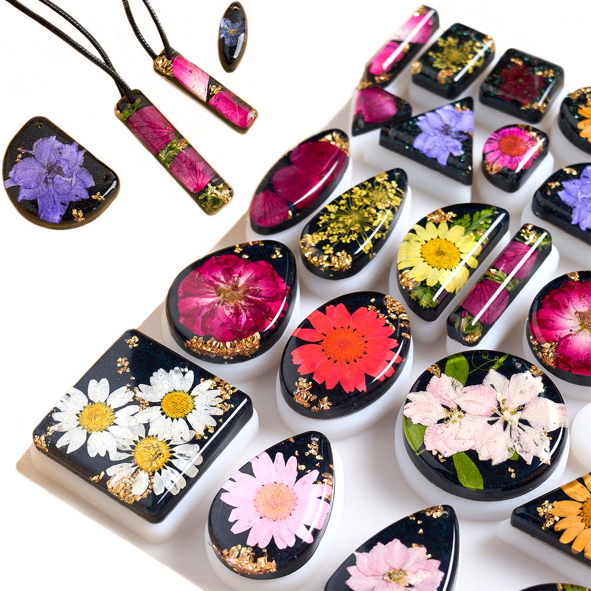 Resin Art Epoxy - Time Stone Pendant Silicone Mold DIY