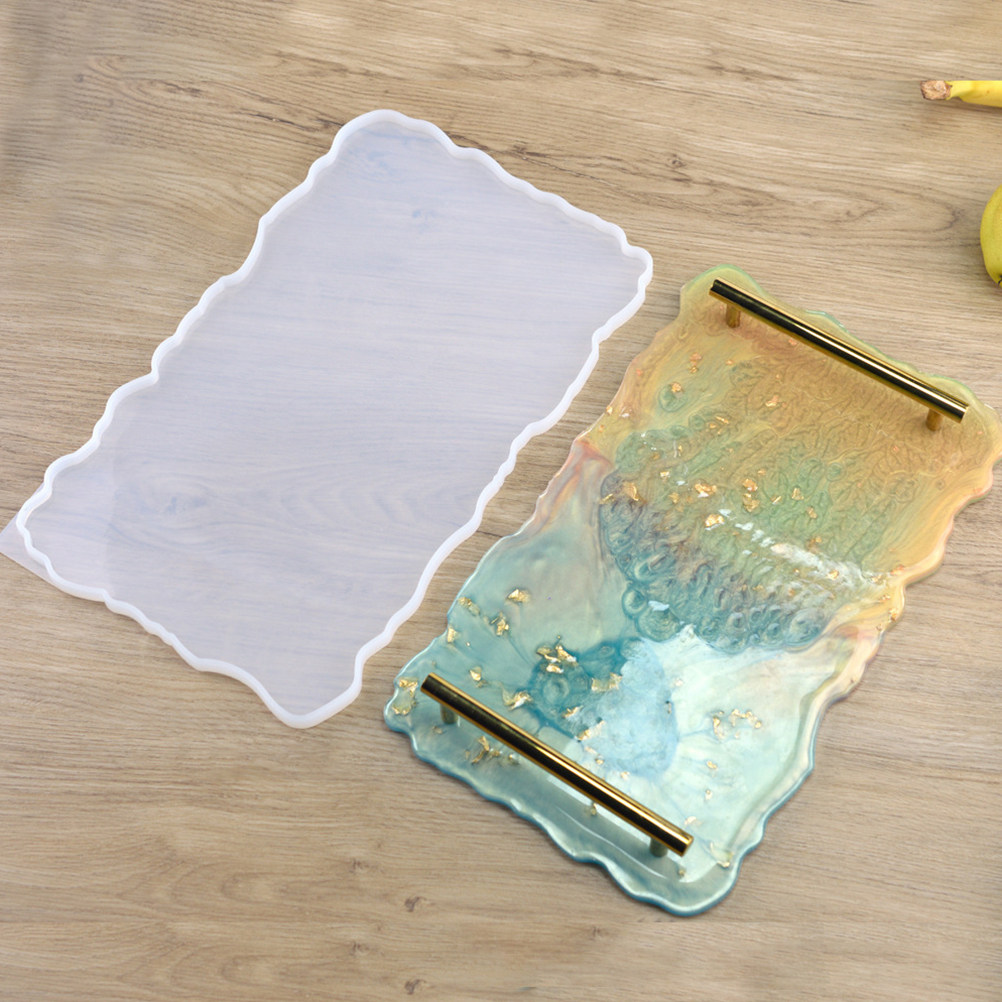 Resin Art Epoxy - 1Set Silicone DIY Tray Mold Set