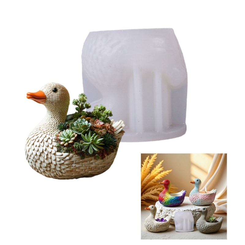 Resin Art Unique Ideas - Reusable Silicone Duck Mold Silicone Texture