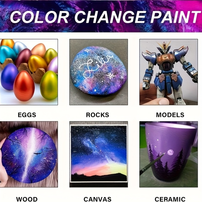 Acrylic Paint Set 6 Colors 50m – обзор и цена Resin Art Acrylic