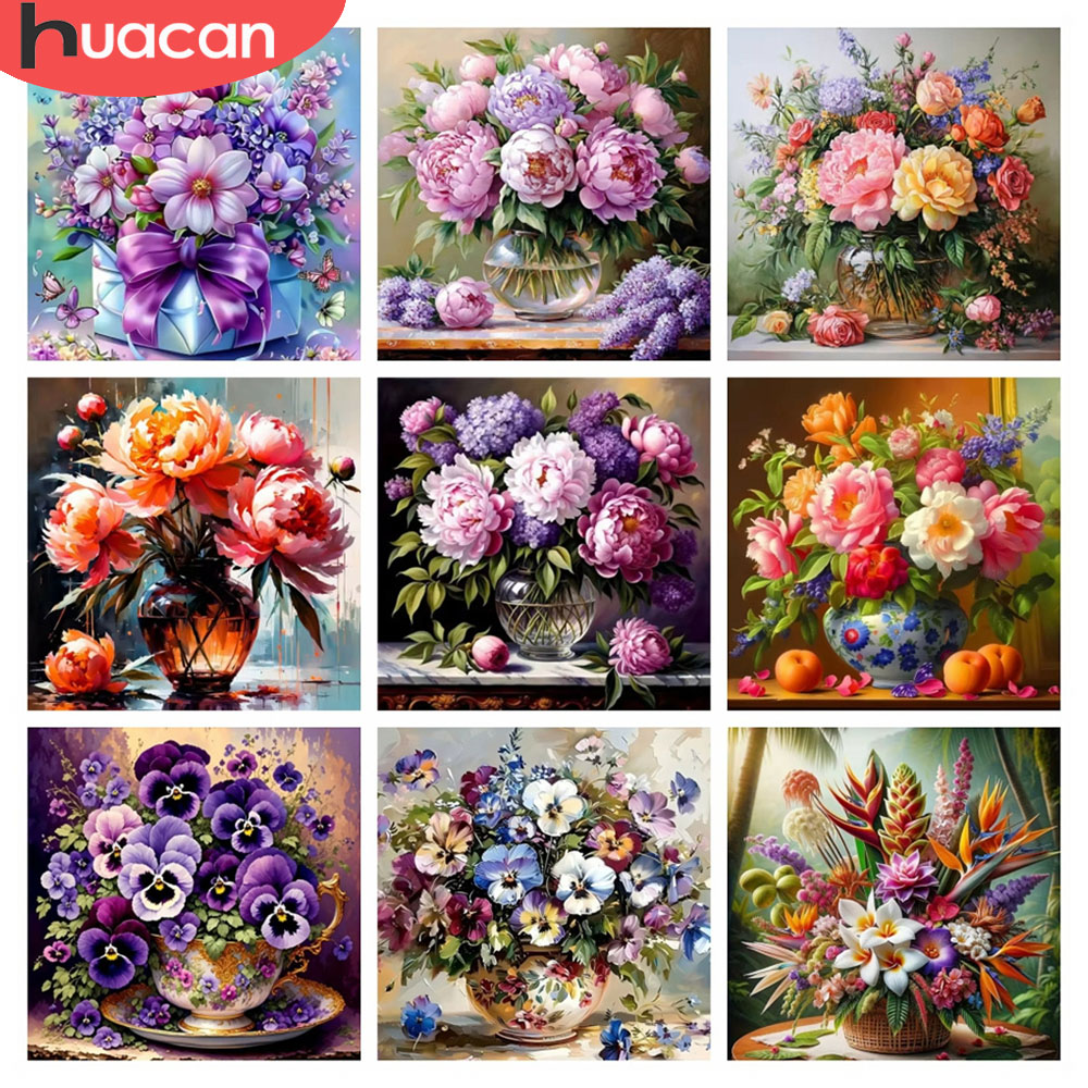 HUACAN 5D Diamond Mosaic Rose  – обзор и цена Resin Art With Rose