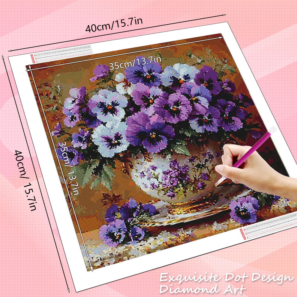 HUACAN 5D Diamond Mosaic Rose  – обзор и цена Resin Art With Rose