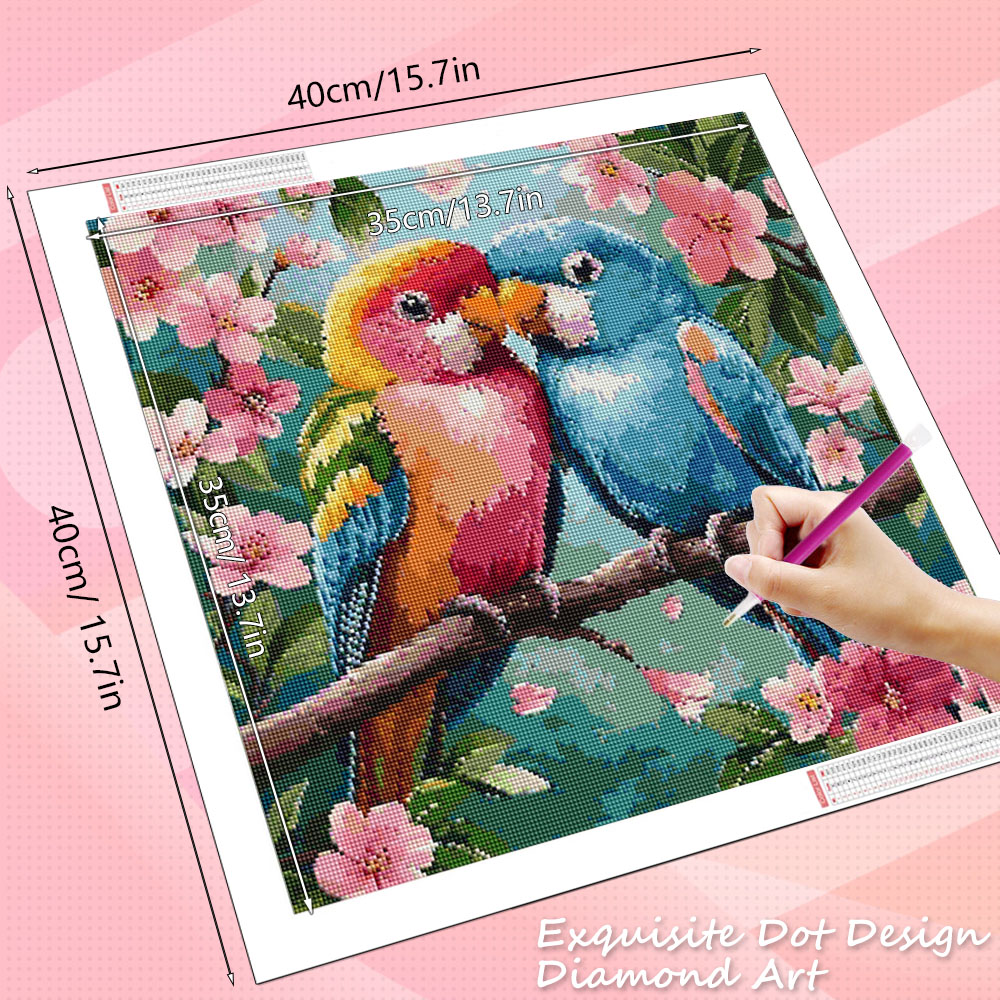 HUACAN Diamond Painting Bird F – обзор и цена Resin Art With Rose