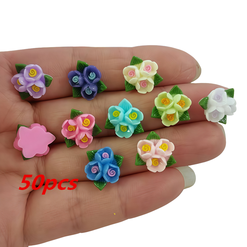 20/50pcs Mixed Resin Mini Colo – обзор и цена Resin Art With Rose