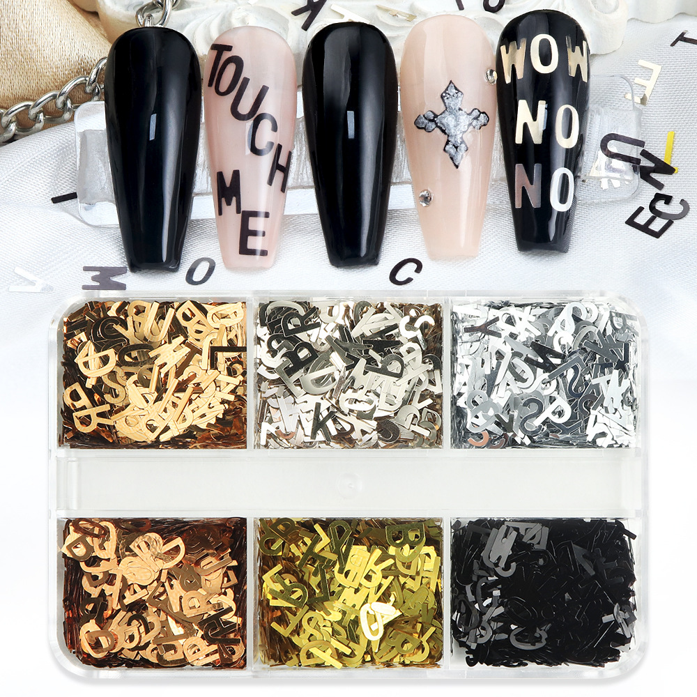 6-Grid Box Metallic Alphabet N – обзор и цена Resin Art Zone