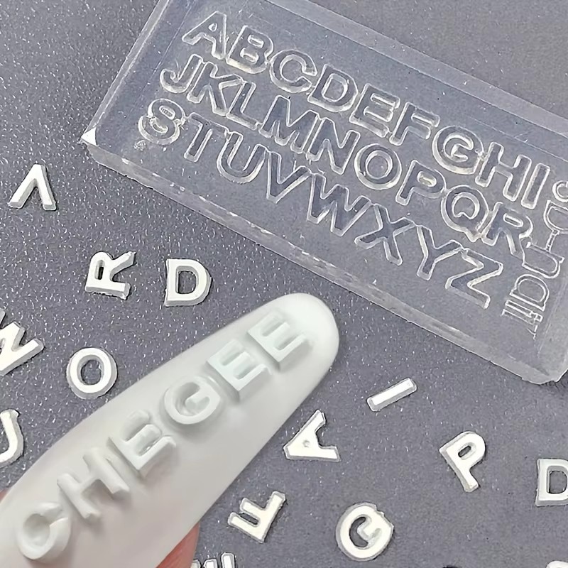 3D Letter Nail Art Silicone Mo – обзор и цена Resin Art Zone