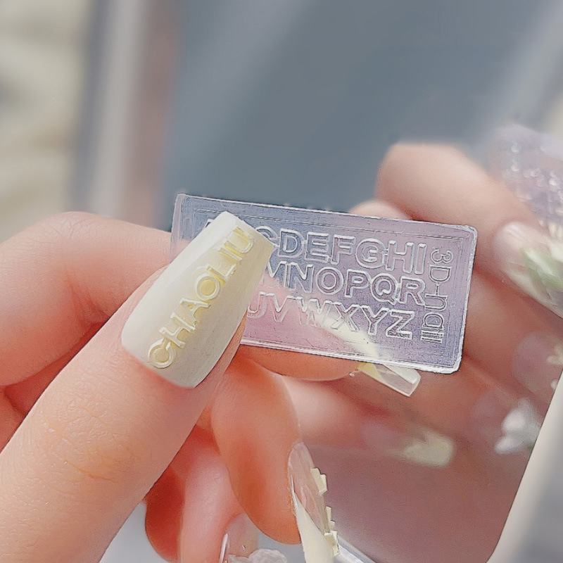 A-Z Letters Nail Art Silicone  – обзор и цена Resin Art Zone