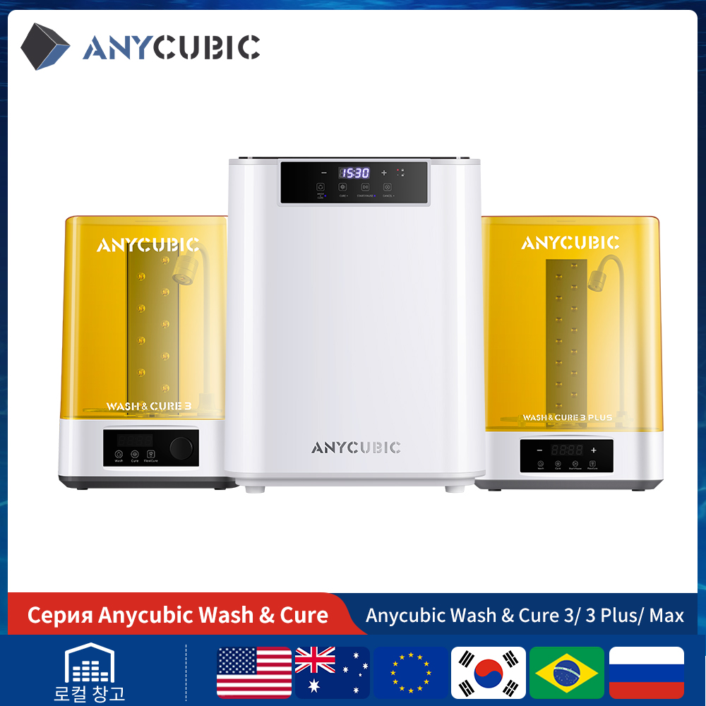 ANYCUBIC Wash & Cure 3/ 3 Plus – обзор и цена Resin Art Machine