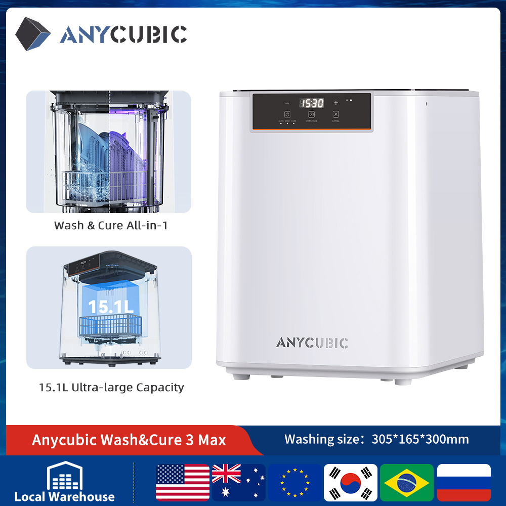 ANYCUBIC Wash & Cure 3/ 3 Plus – обзор и цена Resin Art Machine