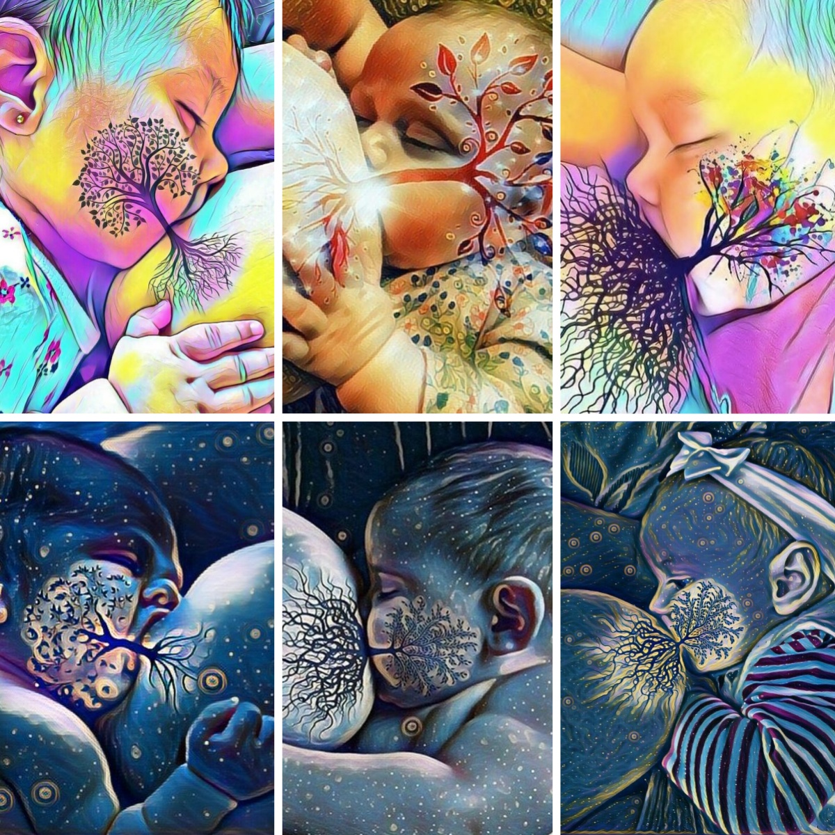 Breastfeeding Mother Art Tree  – обзор и цена Resin Art Pregnancy