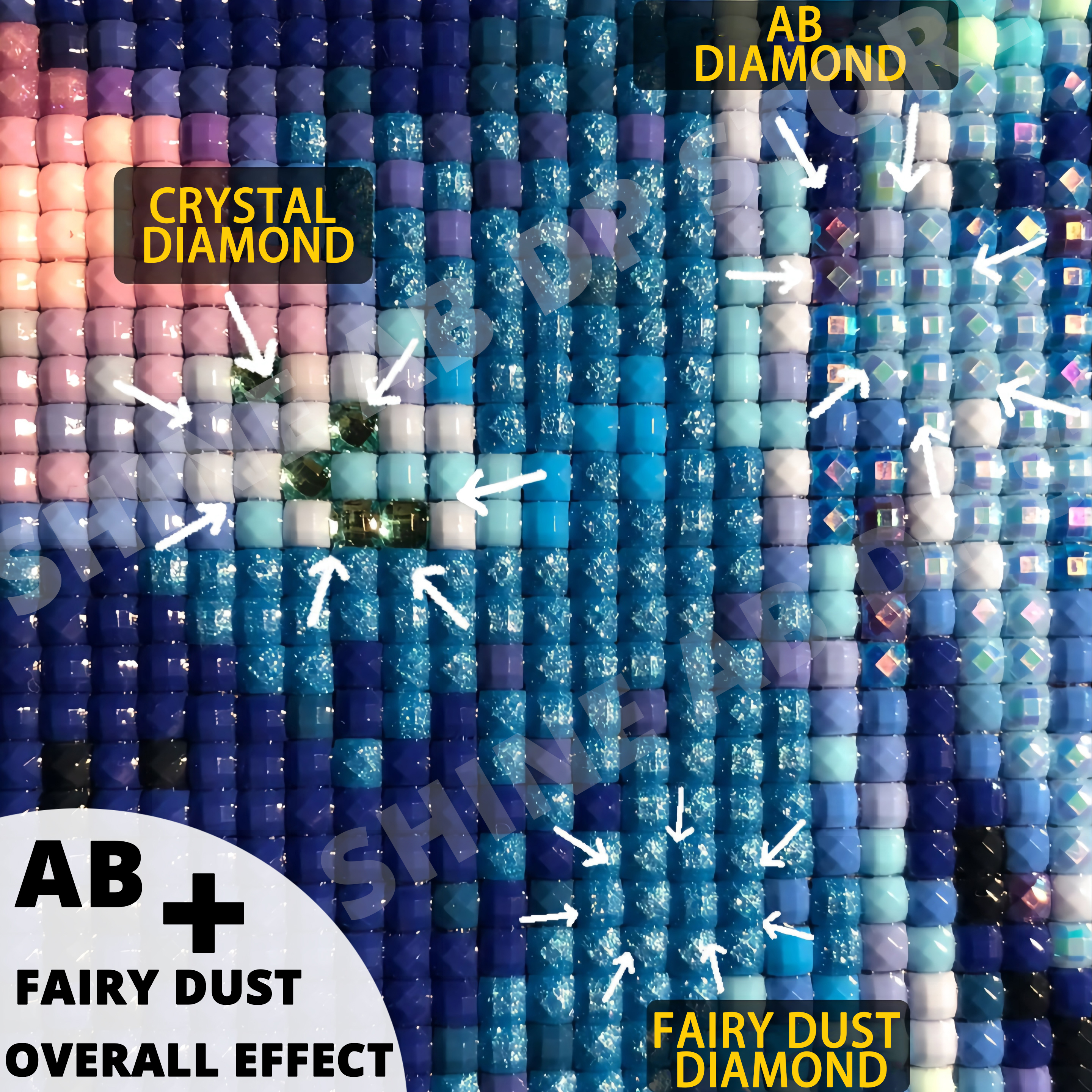 Resin Fairy Dust AB Diamond Pa – обзор и цена Resin Art With Rose