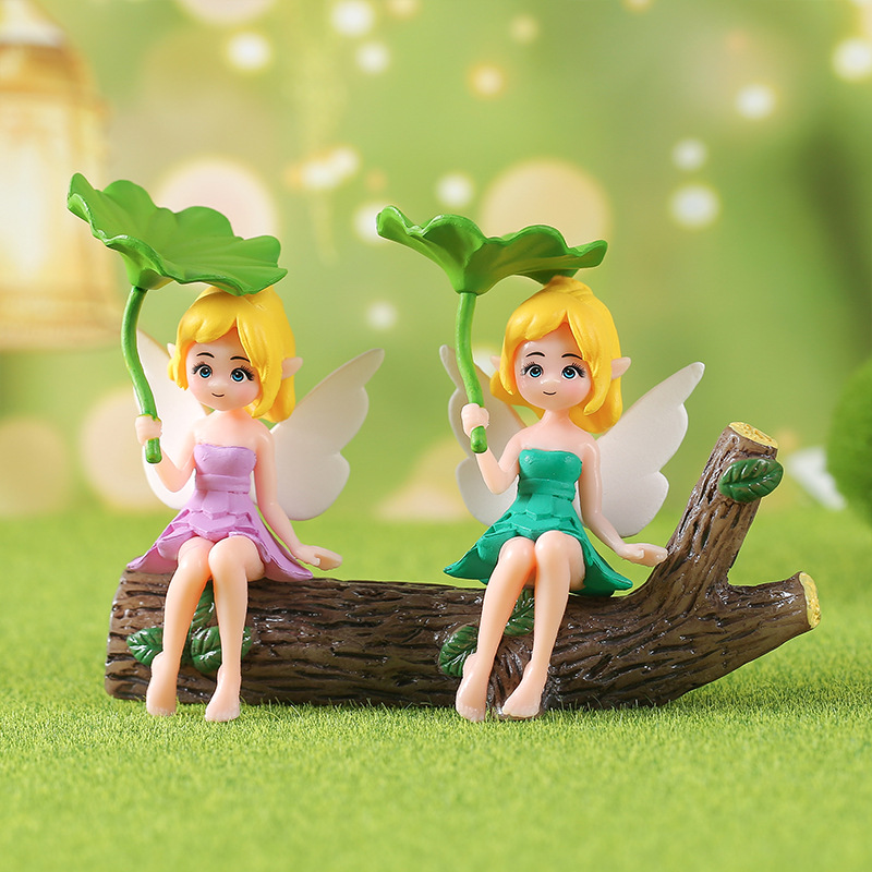 4-Piece Lotus Leaf Fairy Figur – обзор и цена Resin Art Workshop