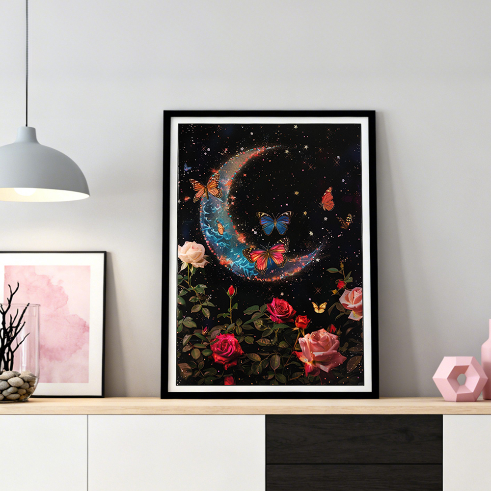 HUACAN Diamond Painting 5d Moo – обзор и цена Resin Art With Rose