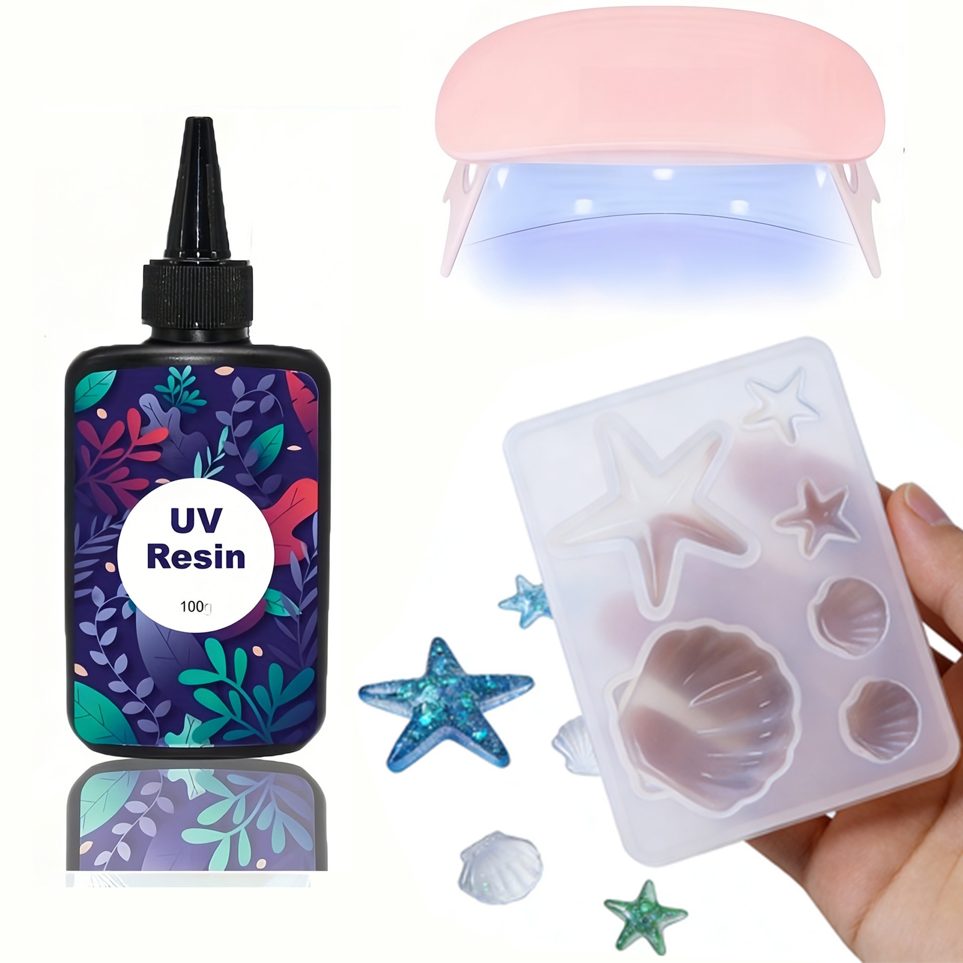 DIY Ocean Theme Crystal Epoxy  – обзор и цена Resin Art Acrylic