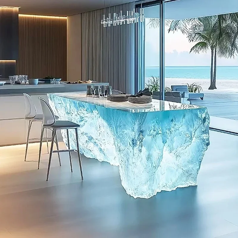 Transparent Island Villa Bar H – обзор и цена Resin Art Coffee Table