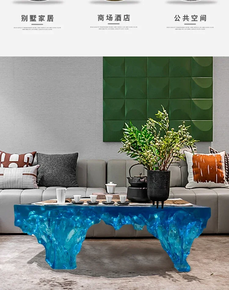 Transparent Island Villa Bar H – обзор и цена Resin Art Coffee Table