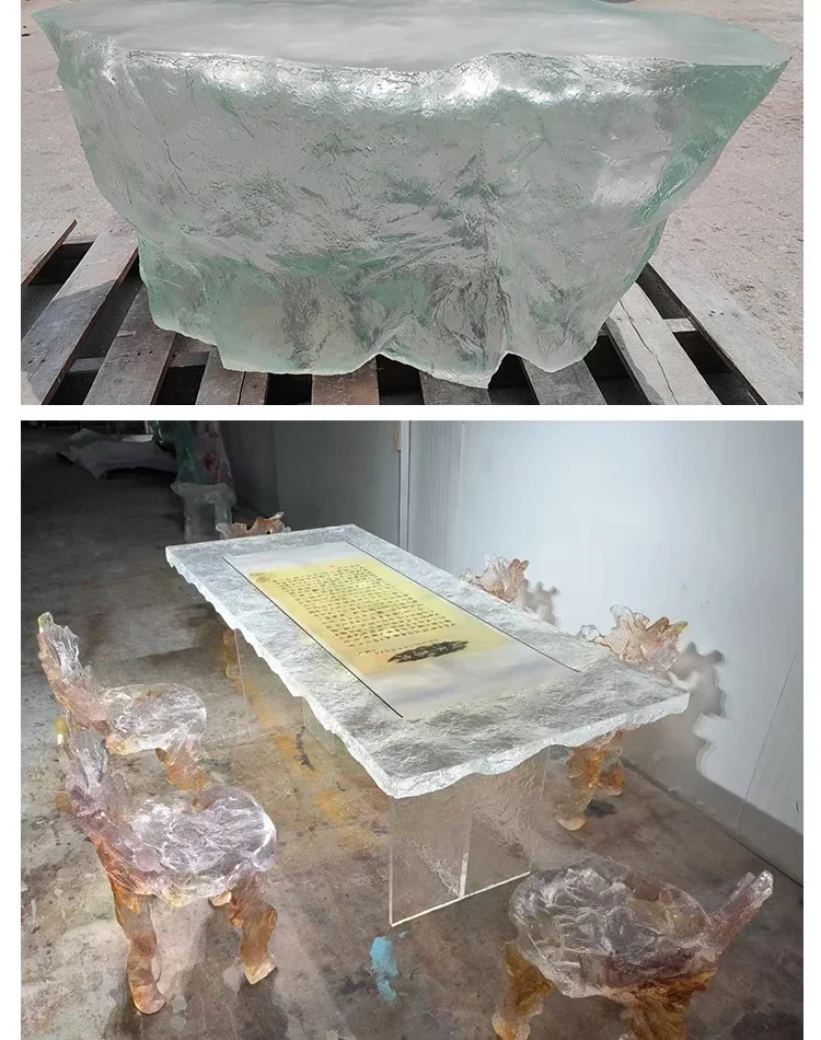 Transparent Island Villa Bar H – обзор и цена Resin Art Coffee Table