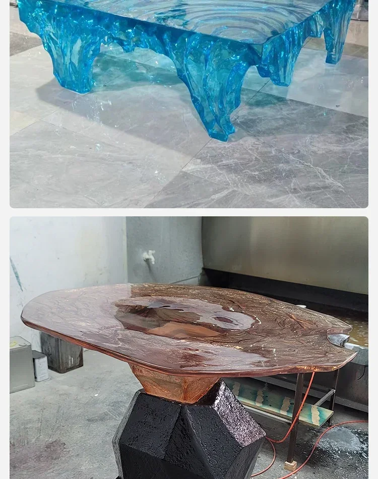Transparent Island Villa Bar H – обзор и цена Resin Art Coffee Table