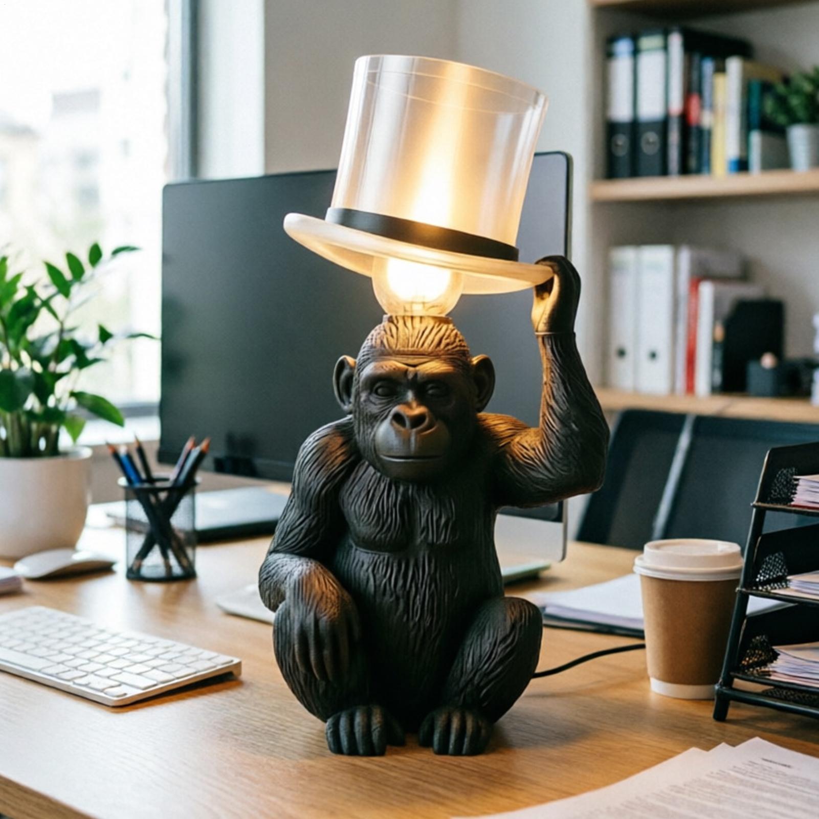 Monkey Lamp Top Hat Monkey Res – обзор и цена Resin Art Coffee Table