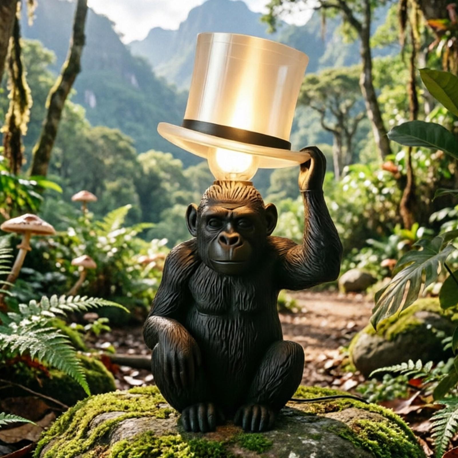 Monkey Lamp Top Hat Monkey Res – обзор и цена Resin Art Coffee Table