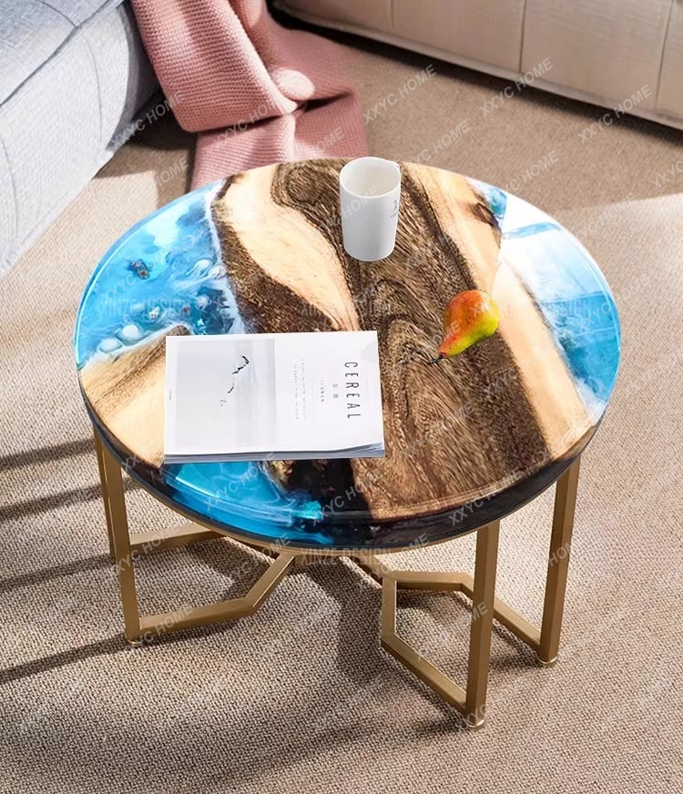 Creative art dining table epox – обзор и цена Resin Art Coffee Table