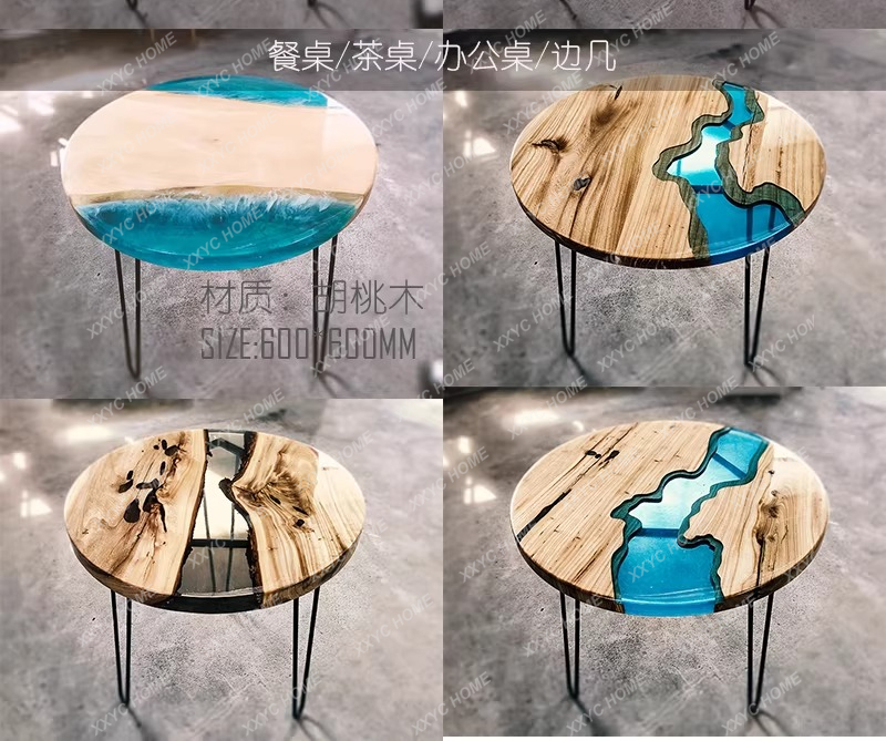 Creative art dining table epox – обзор и цена Resin Art Coffee Table