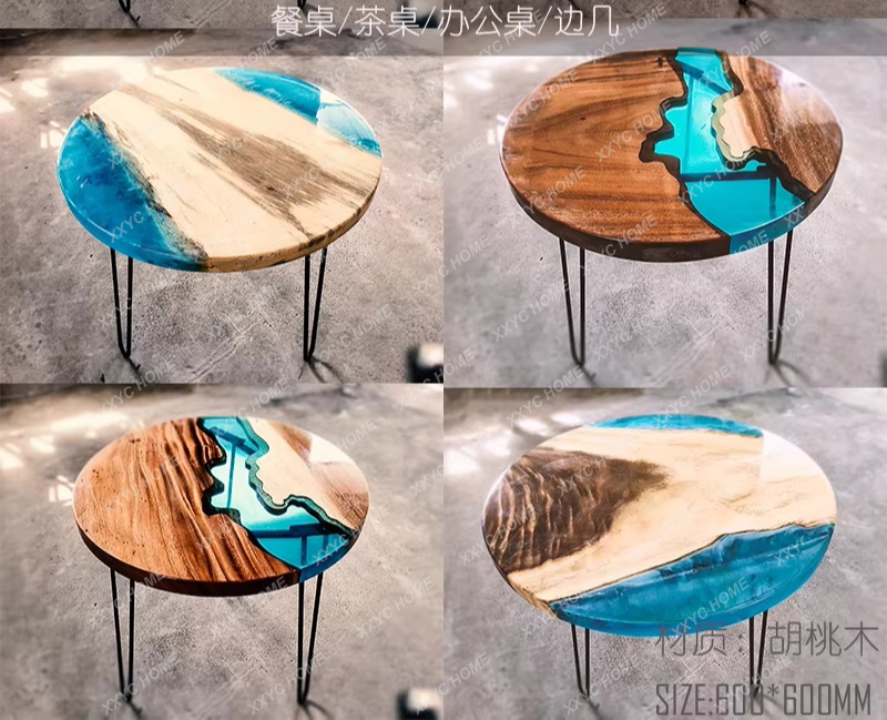 Creative art dining table epox – обзор и цена Resin Art Coffee Table