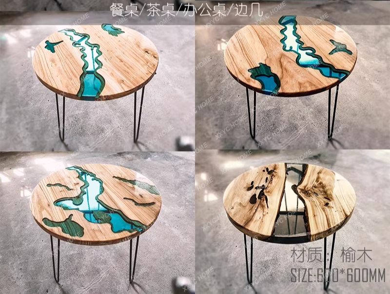 Creative art dining table epox – обзор и цена Resin Art Coffee Table