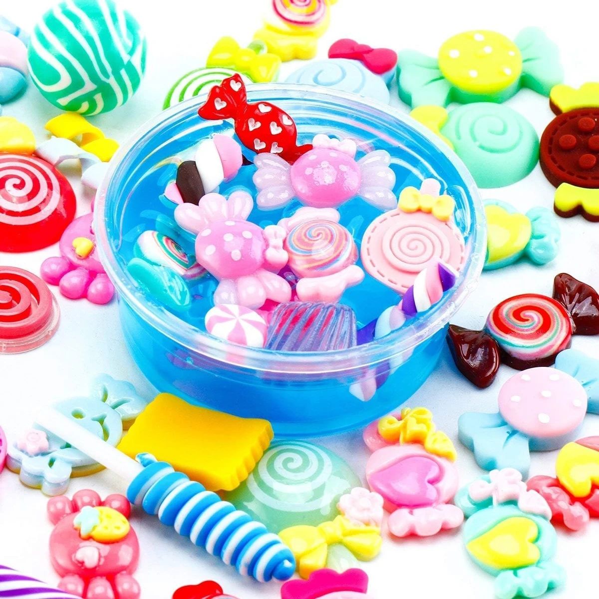 30pcs Random Candy Slime Charm – обзор и цена Resin Art Supplies