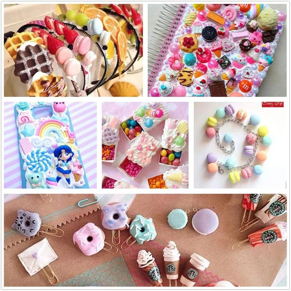 30pcs Random Candy Slime Charm – обзор и цена Resin Art Supplies