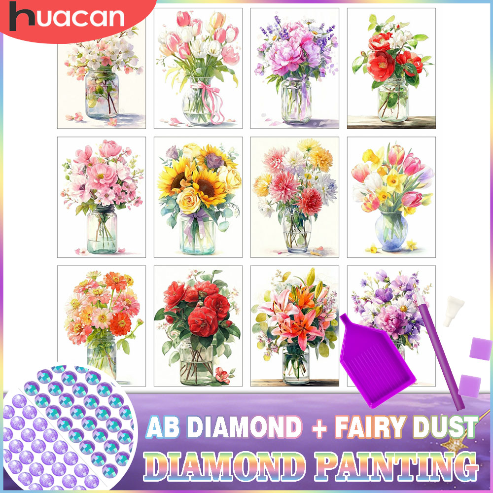 HUACAN Diamond Art Painting Ro – обзор и цена Resin Art With Rose