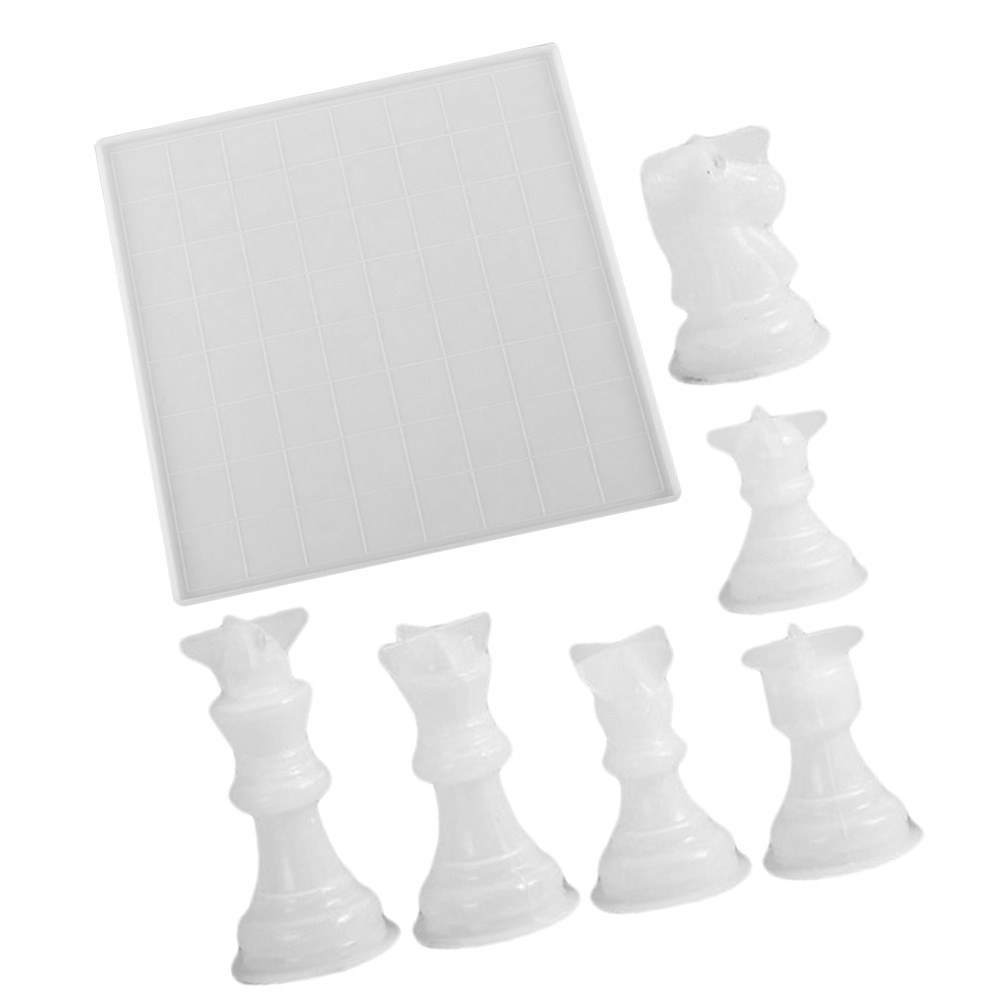 1Set International Chess Mould – обзор и цена Resin Art Epoxy