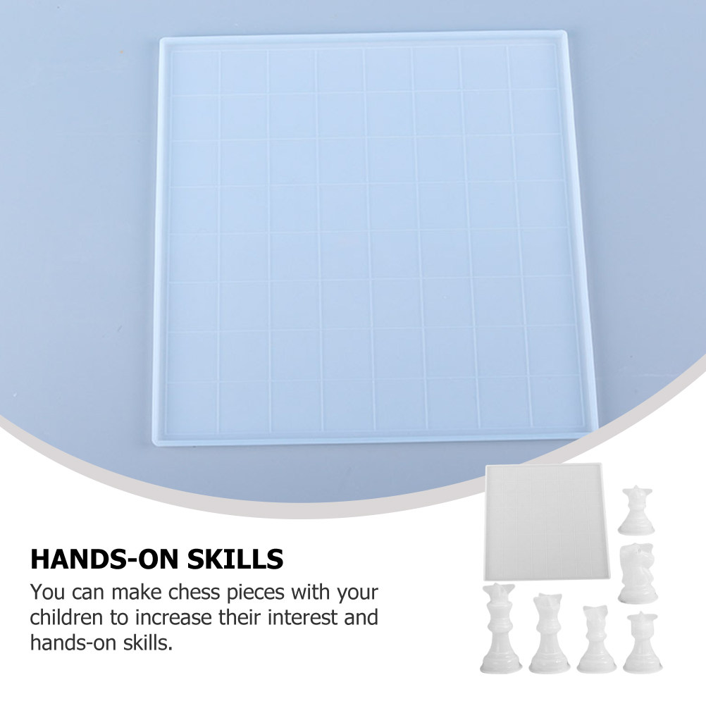 1Set International Chess Mould – обзор и цена Resin Art Epoxy