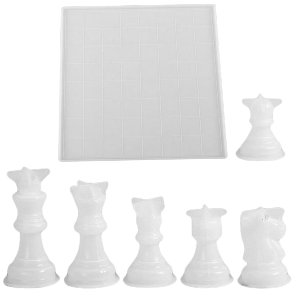1Set International Chess Mould – обзор и цена Resin Art Epoxy