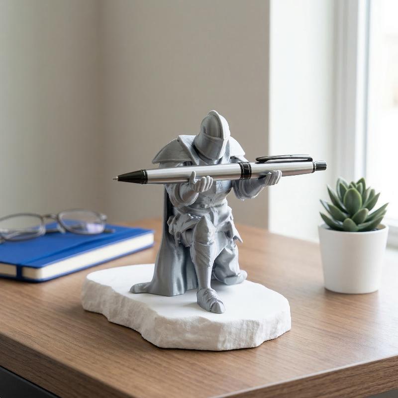 Knight Pen Holder Resin Mediev – обзор и цена Resin Art Workshop