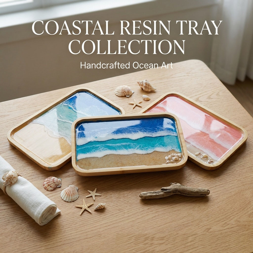 Epoxy Resin Ocean Art Decorati – обзор и цена Resin Art Coffee Table