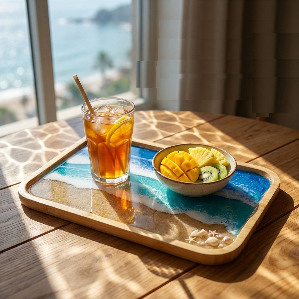 Epoxy Resin Ocean Art Decorati – обзор и цена Resin Art Coffee Table