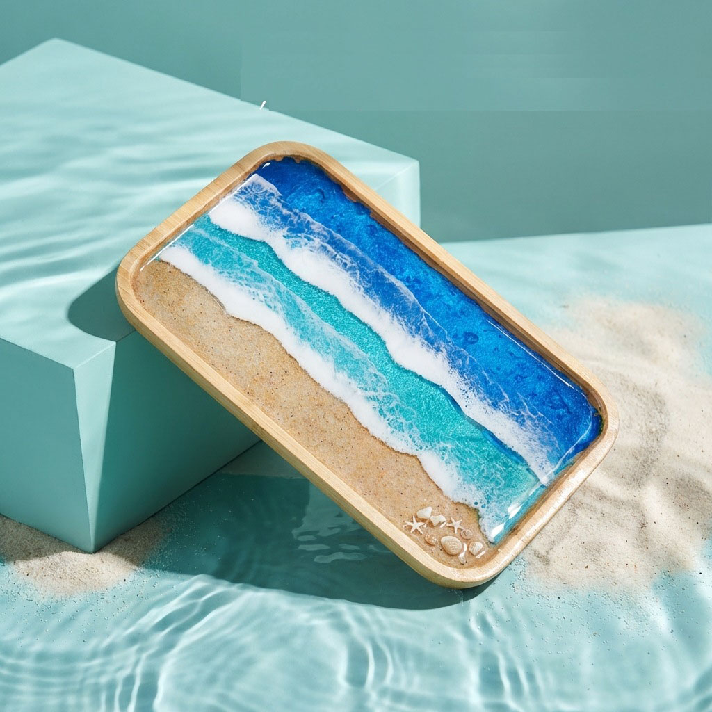 Epoxy Resin Ocean Art Decorati – обзор и цена Resin Art Coffee Table