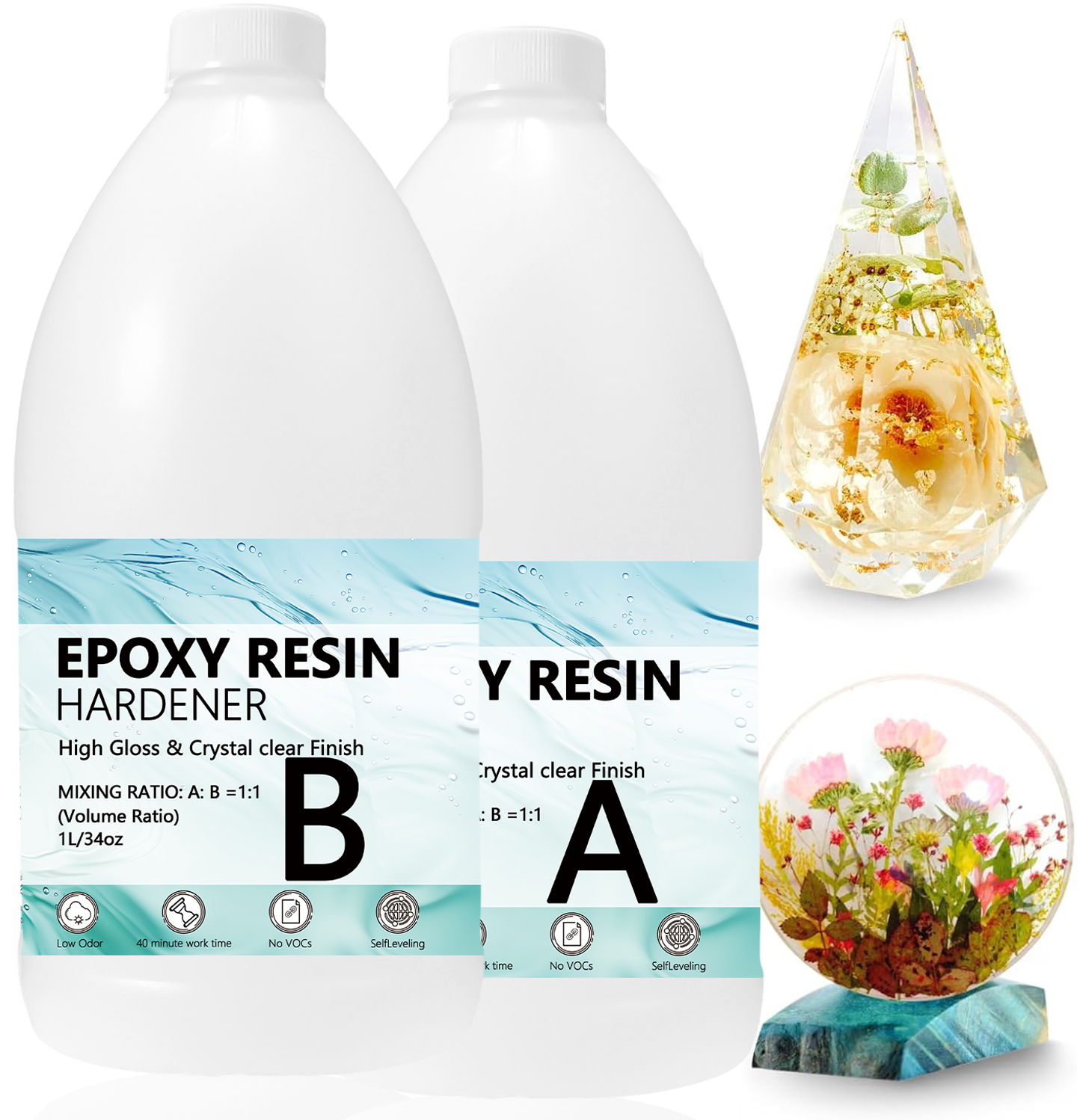 Epoxy Resin Kits Set, Art Kit  – обзор и цена Resin Art Workshop