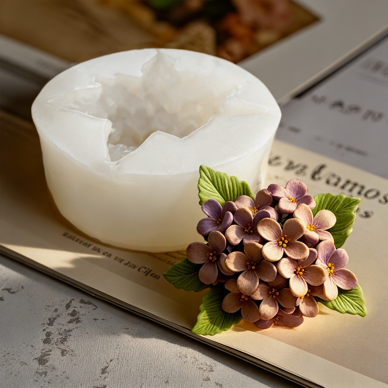 2-Piece 3D Rose and Lilac Sili – обзор и цена Resin Art With Rose