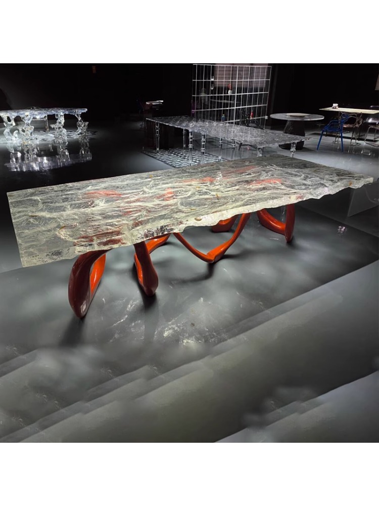 Light luxury transparent resin – обзор и цена Resin Art Coffee Table