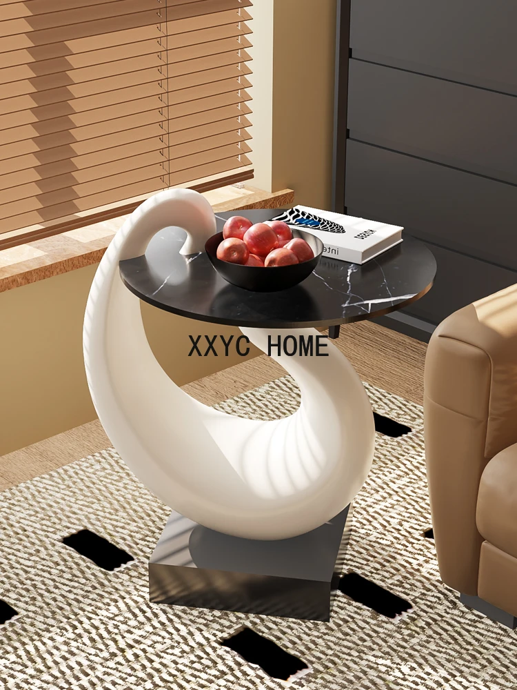 Creative White Swan Statue Hom – обзор и цена Resin Art Coffee Table