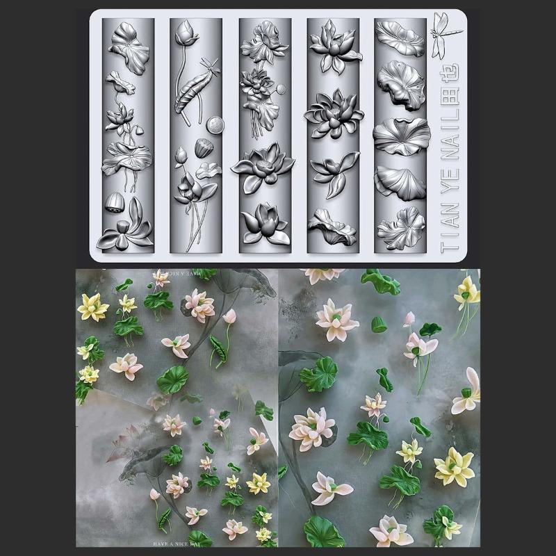 Z. Flowers Series 3D Curved Na – обзор и цена Resin Art Zone