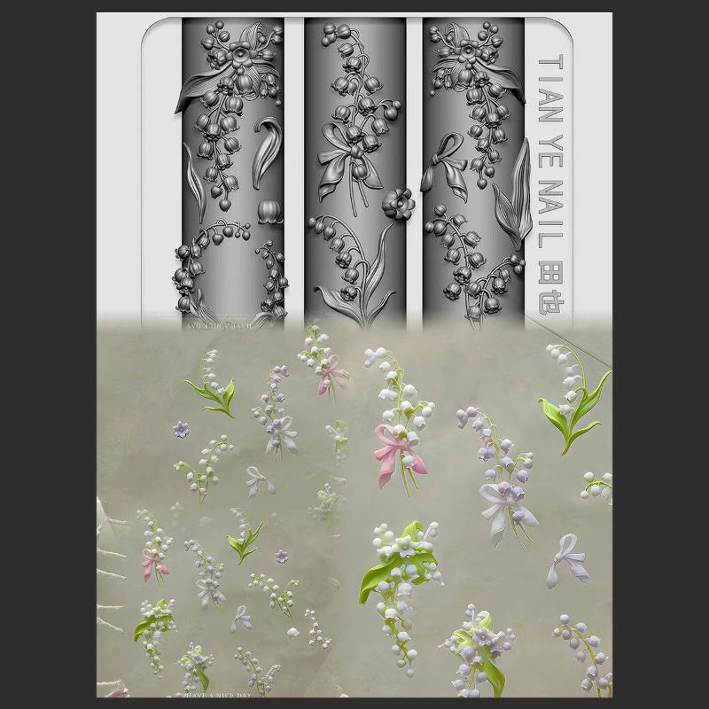 Z. Flowers Series 3D Curved Na – обзор и цена Resin Art Zone