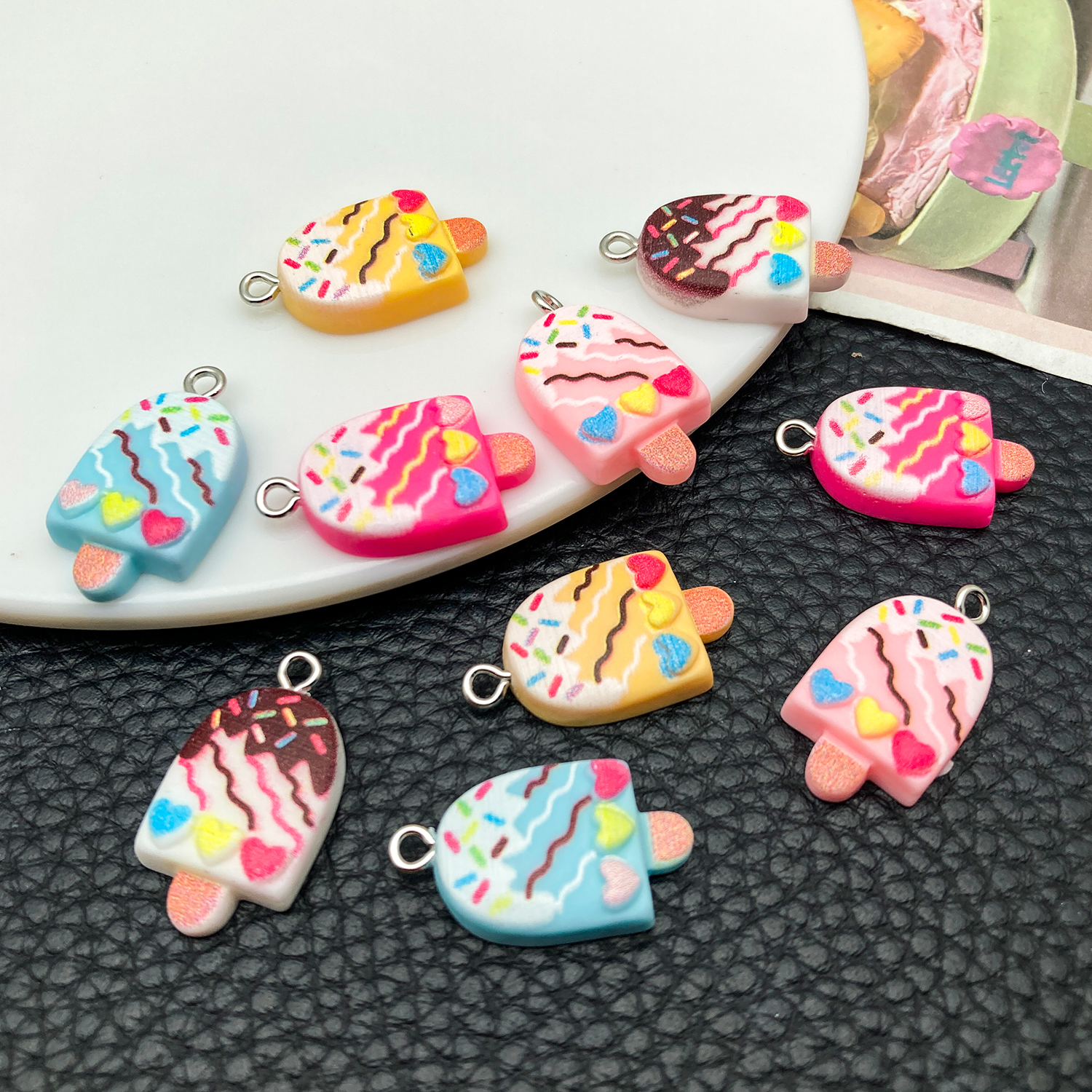 5/10pcs Cute Fashion Resin Acr – обзор и цена Resin Art Acrylic