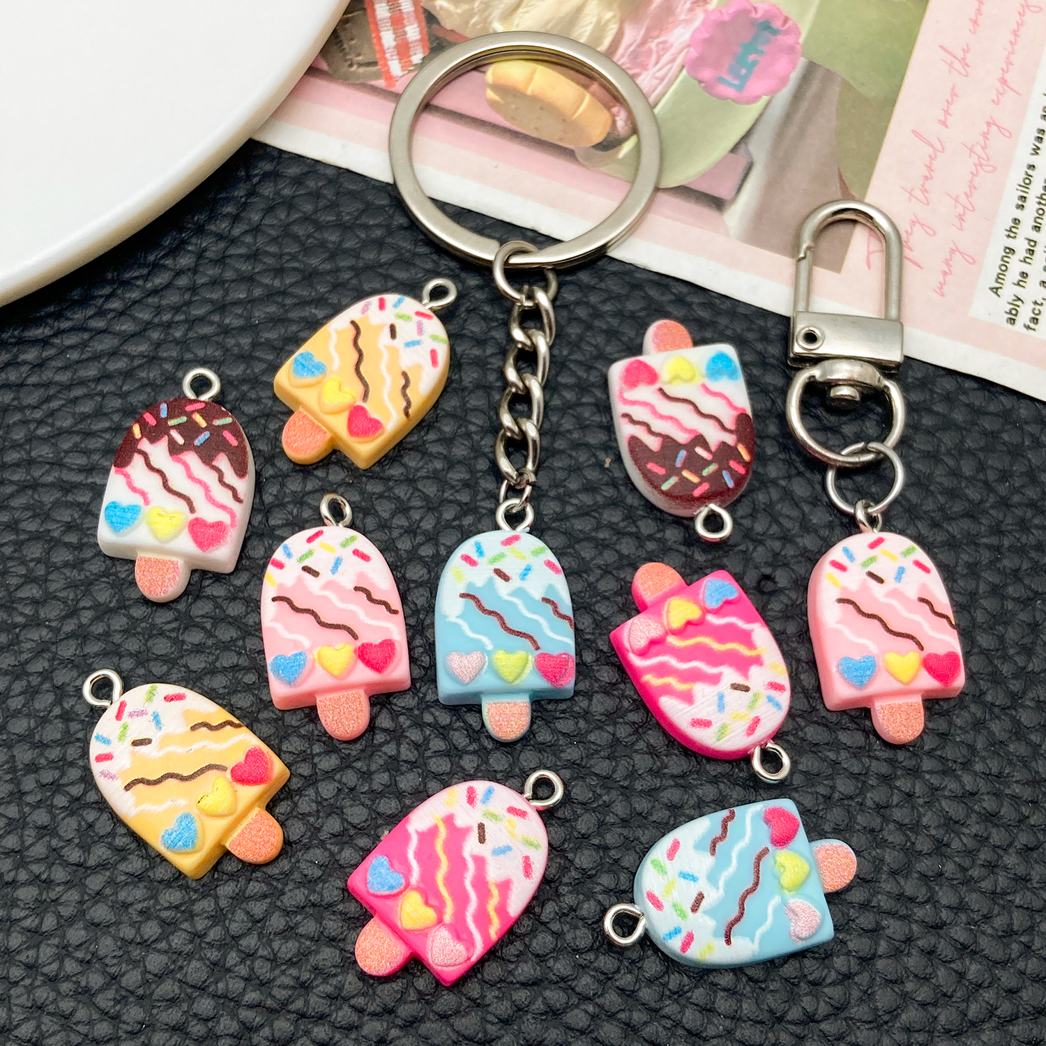 5/10pcs Cute Fashion Resin Acr – обзор и цена Resin Art Acrylic