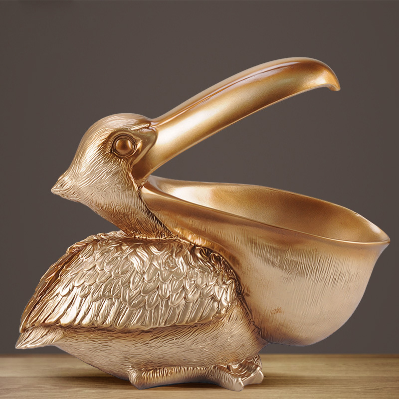 ‌Toucan Pelican Figurine, Key  – обзор и цена Resin Art Unique Ideas