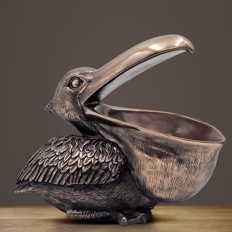 ‌Toucan Pelican Figurine, Key  – обзор и цена Resin Art Unique Ideas