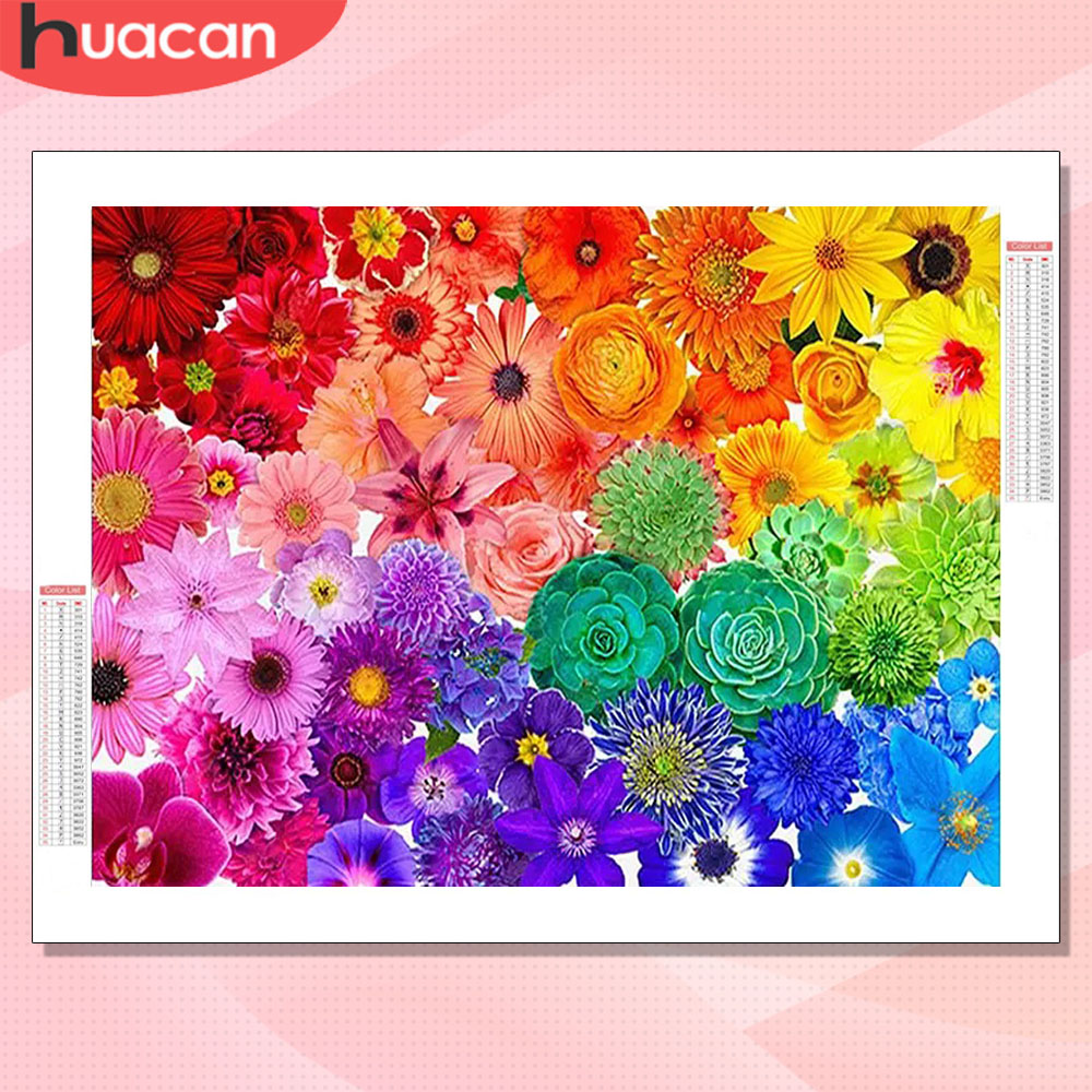HUACAN Diamond Art Kits Flower – обзор и цена Resin Art With Rose