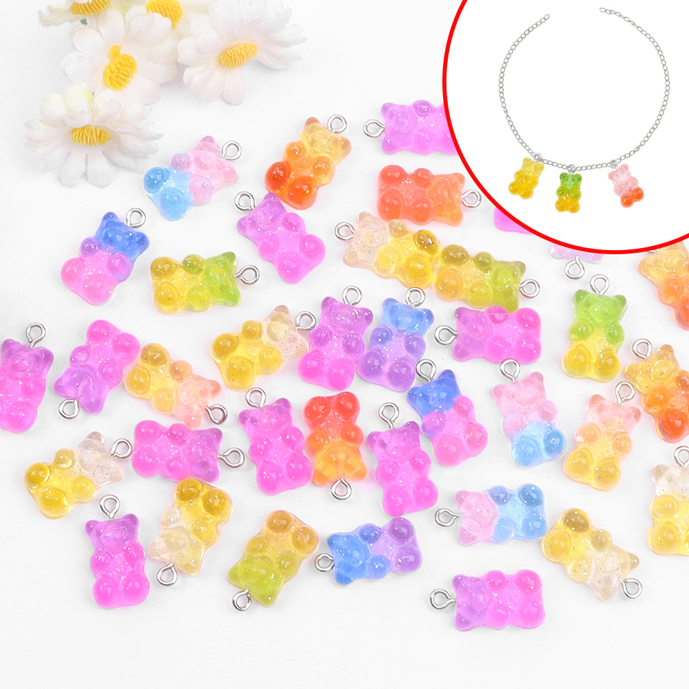 60pcs Dual Color Resin Bear Sh – обзор и цена Resin Art Supplies